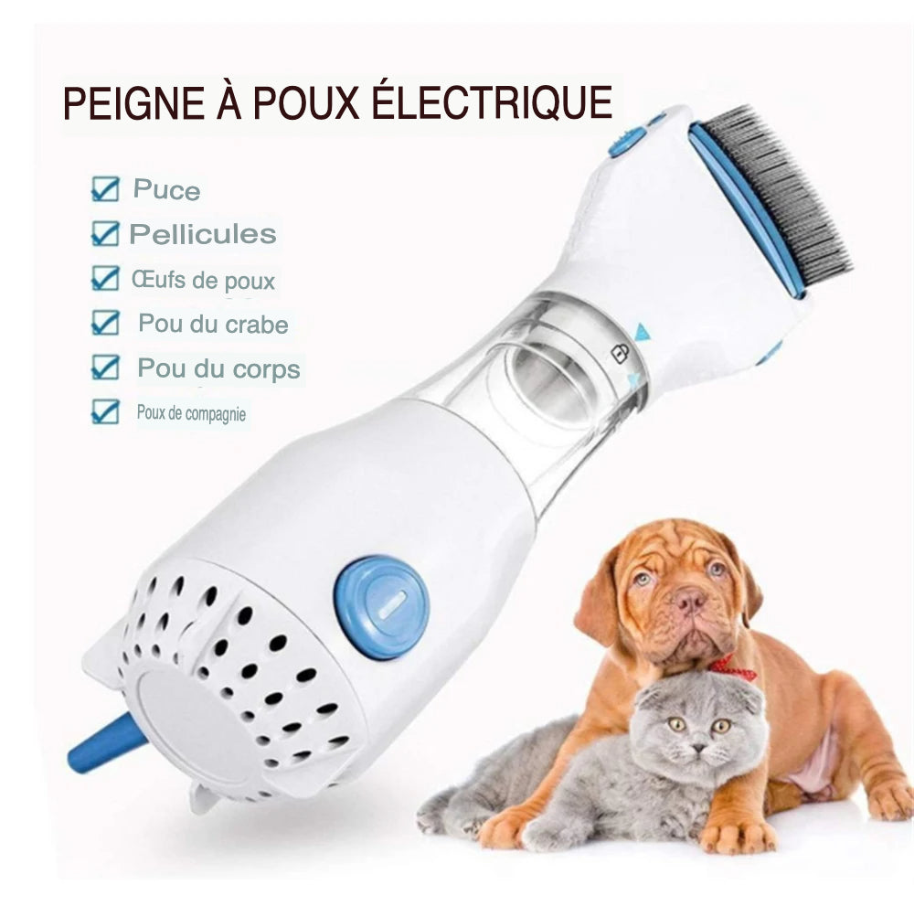 Peigne anti-poux électrique universel